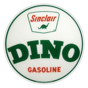 Sinclair Small Dino 13.5" Gas Pump Globe single lens