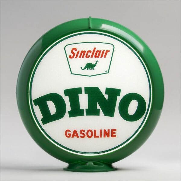 Sinclair Small Dino 13.5" Gas Pump Globe with green plastic body