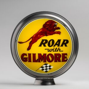 Roar with Gilmore 15" Gas Pump Globe LE with unpainted steel body