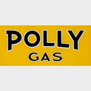 Polly Gas Yellow Flat Ad Glass