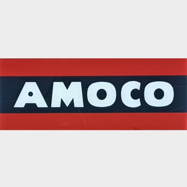Amoco Flat Ad Glass