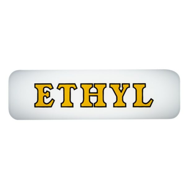 Ethyl Yellow #1 Curved Ad Glass