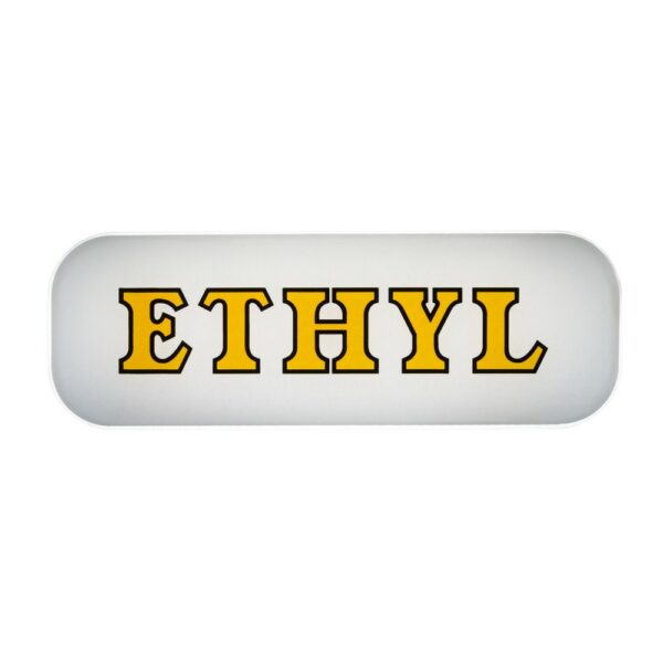Ethyl Yellow #2 Curved Ad Glass