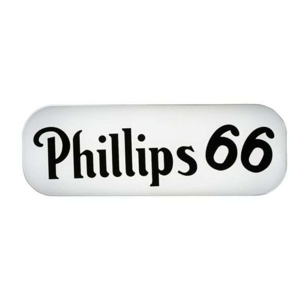 Phillips 66 #2 Curved Ad Glass