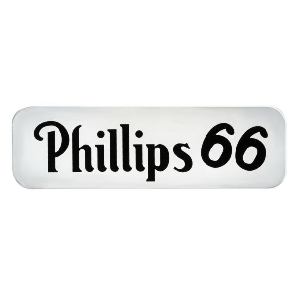 Phillips 66 #1 Curved Ad Glass