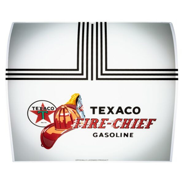 Texaco Fire Chief A-1 Ad Glass