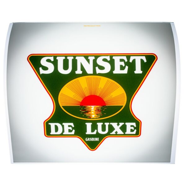 Sunset Deluxe A-1 Ad Glass