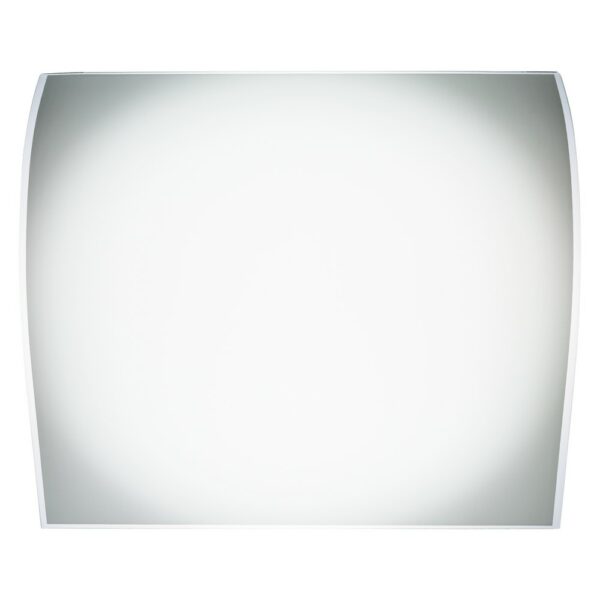 A-1 White Frosted Ad Glass