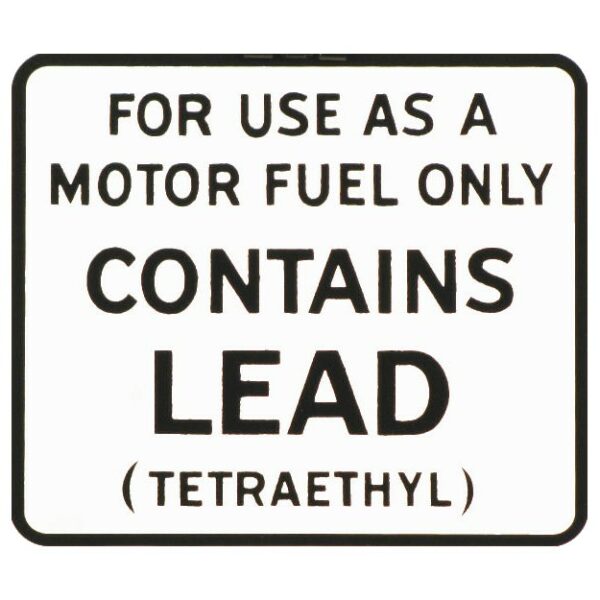 Contains Lead Vinyl Decal 6" x 7"