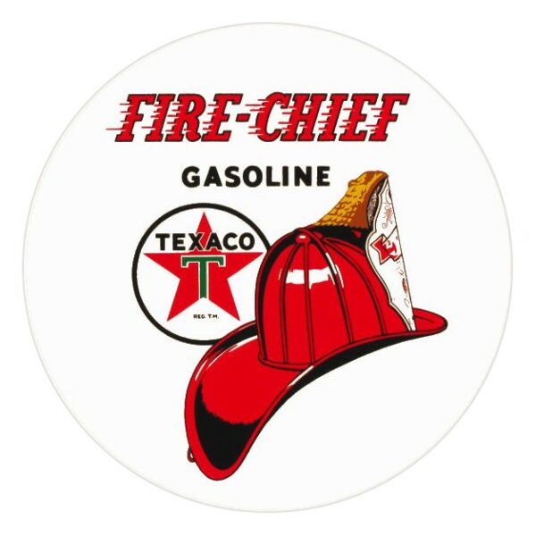 Texaco Fire Chief Gasoline Vinyl Decal - 12", 9", 6", 3", 2"