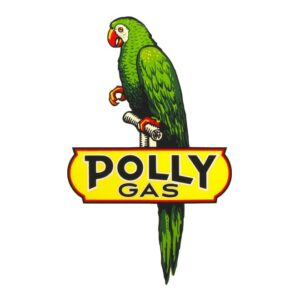 Polly Gas Die Cut Vinyl Decal