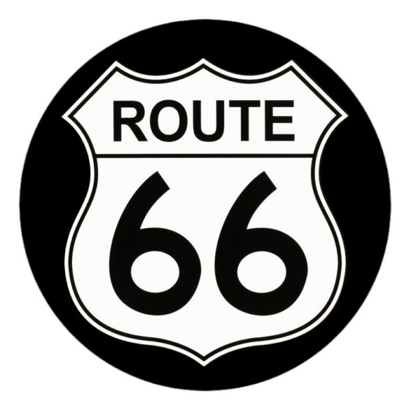 Route 66 Vinyl Decal - 9"x9.75", 6" - Image 2