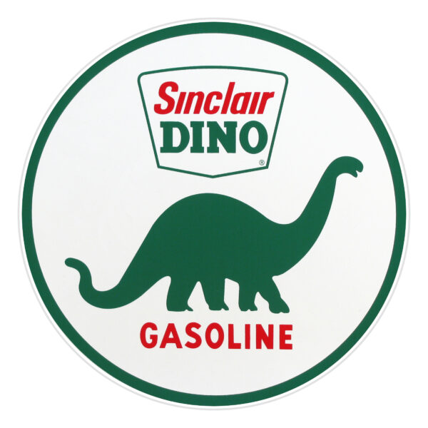 Sinclair Dino Gasoline Vinyl Decal - 12", 9", 6", 3", 2"