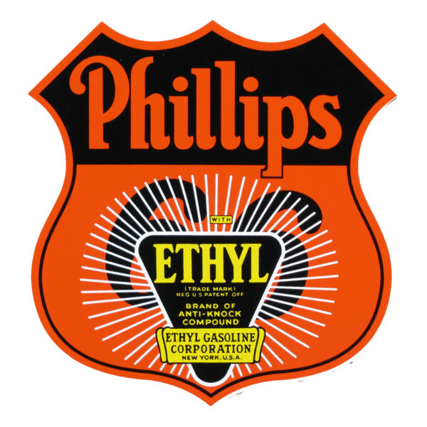 Phillips 66 Ethyl Burst 10" x 9.5" Die Cut Vinyl Decal