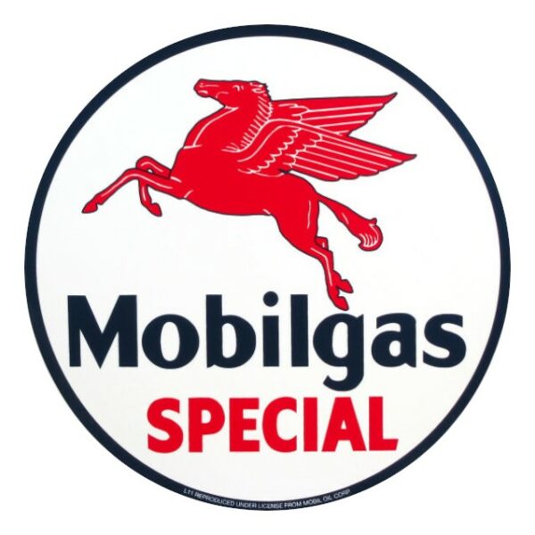 Mobilgas Special 12" Round Decal