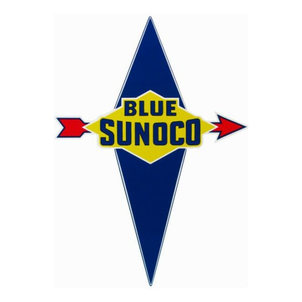 Blue Sunoco 21" x 15" Die Cut Decal