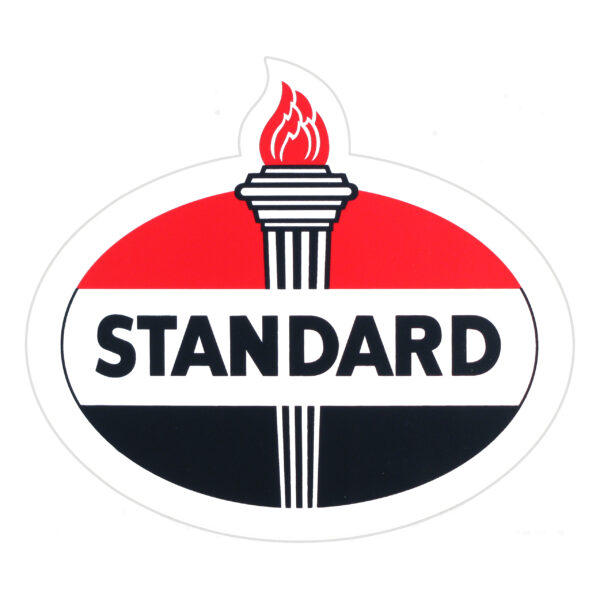 Standard Oval Vinyl Decal - 12", 9", 6", 3"