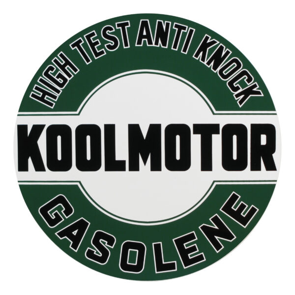 Koolmotor High Test Anti Knock 12" Round Vinyl Decal