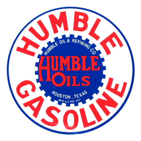 Humble Gasoline 12" Round Vinyl Decal