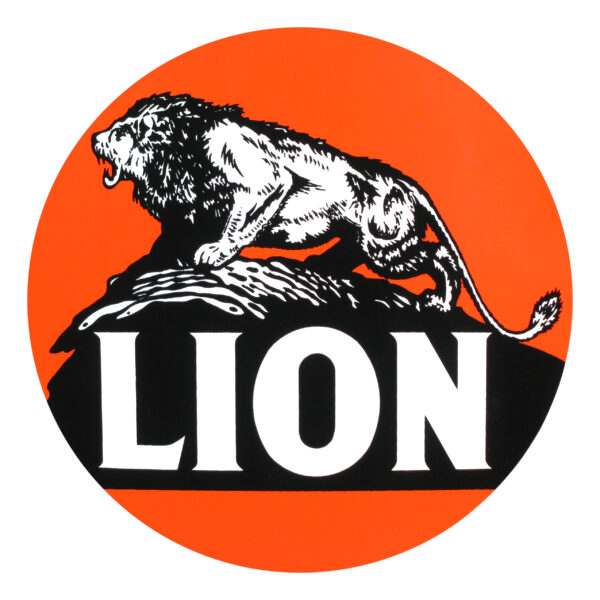Lion 12" Round Vinyl Decal
