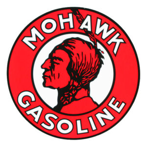 Mohawk Gasoline Round Vinyl Decal