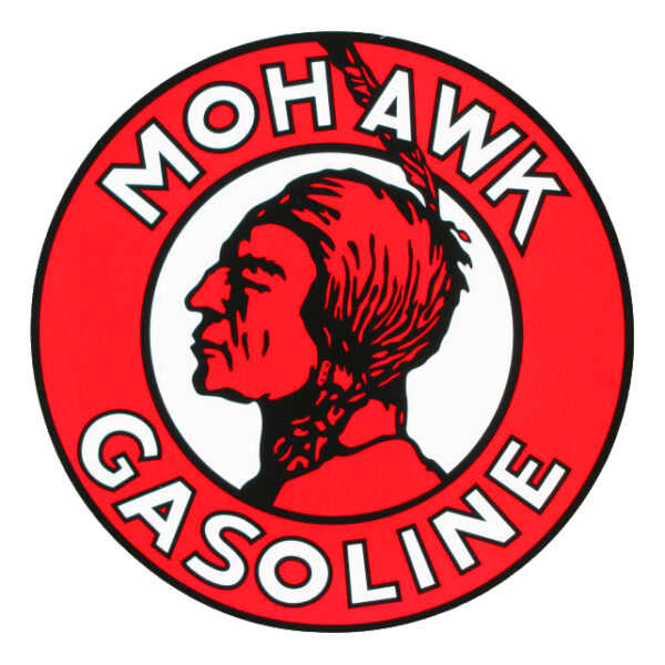 Mohawk Gasoline Round Vinyl Decal