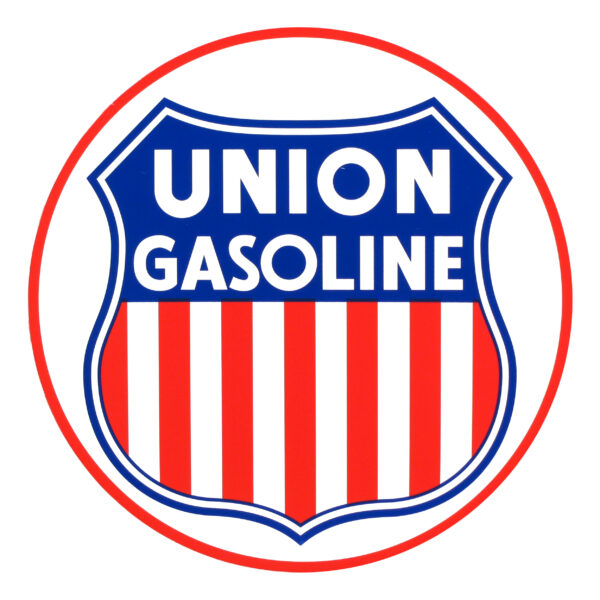 Union Gasoline 12" Round Vinyl Decal