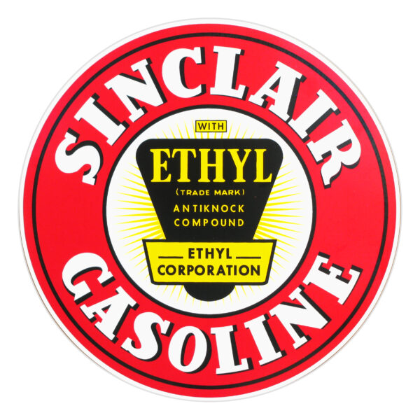 Sinclair Ethyl 12" Round Vinyl Decal