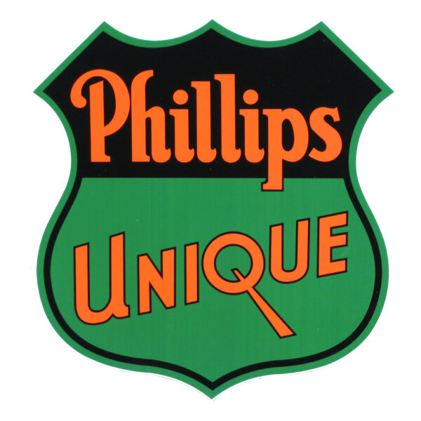 Phillips Unique 10" Shield Die Cut Vinyl Decal