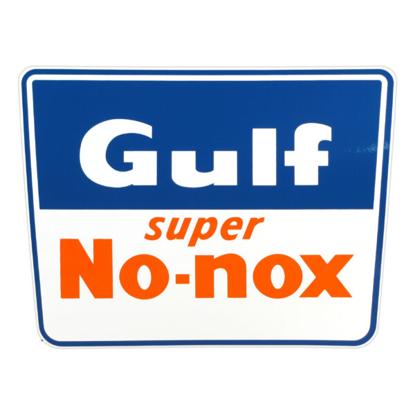 Gulf No Nox 11" x 9" Rectangular Vinyl Decal