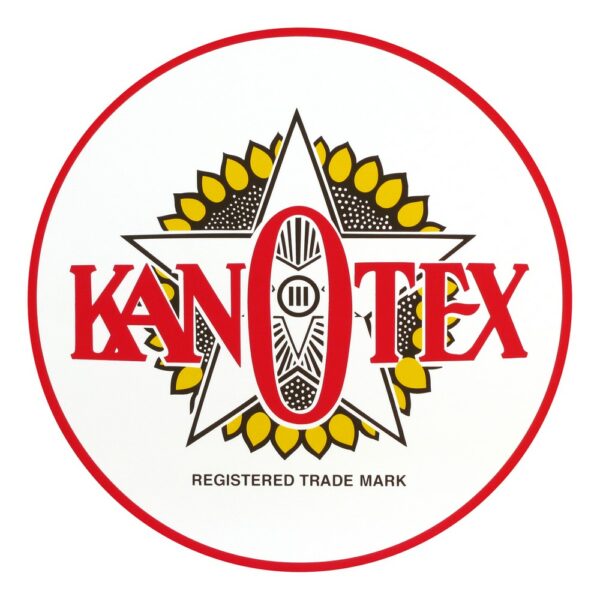 Kanotex 12" Round Vinyl Decal