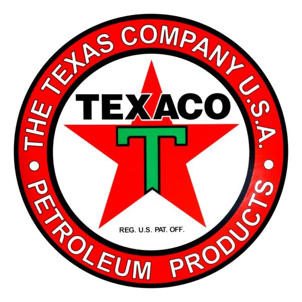 The Texas Company 12" Round Vinyl Decal