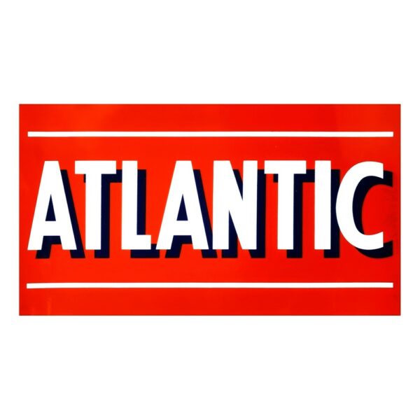 Atlantic 13" x 7" Rectangular Vinyl Decal