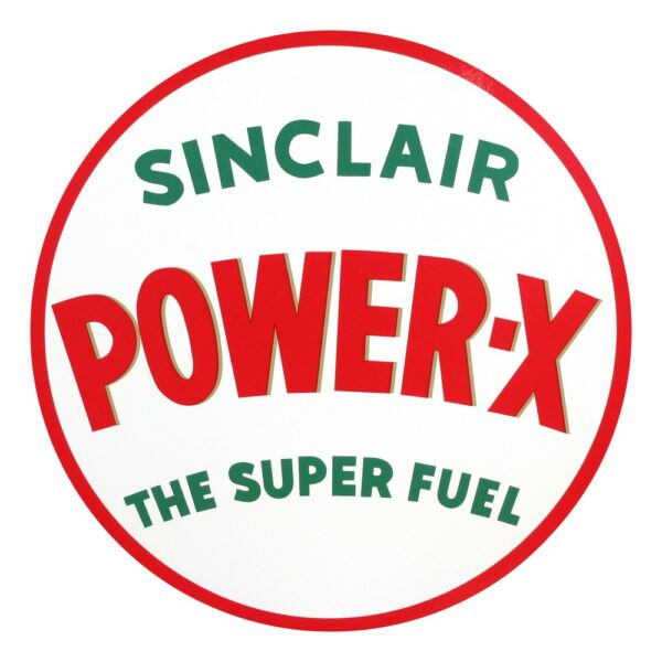 Sinclair Power X 12" Round Vinyl Decal