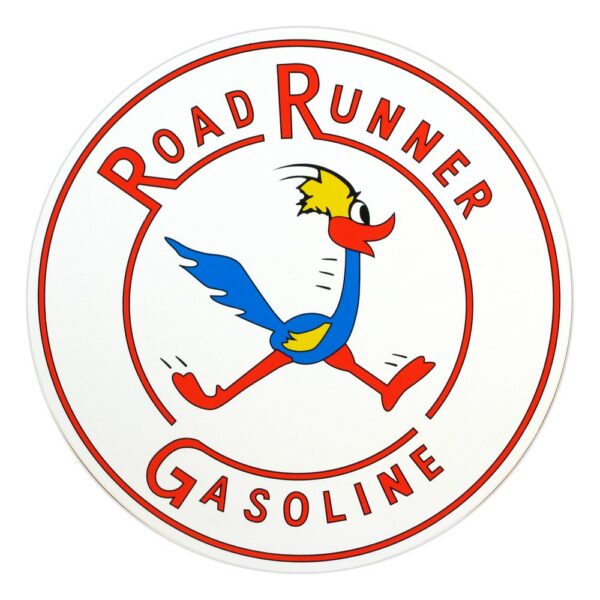 Road Runner 12" Round Vinyl Decal