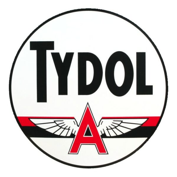 Tydol Flying A 12" Round Vinyl Decal