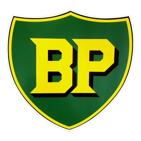 BP  11.375" x 12" Die Cut Vinyl Decal