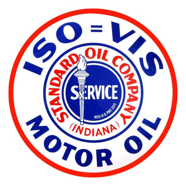 Standard Iso-Vis Round Vinyl Decal - 12", 9", 2"