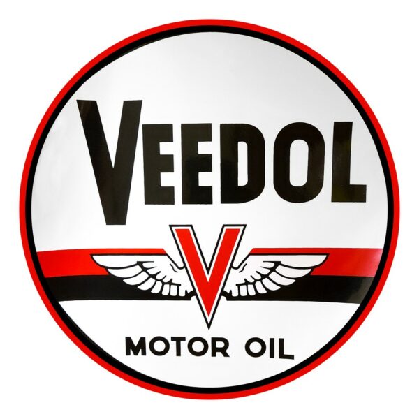 Veedol Motor Oil Round Vinyl Decal