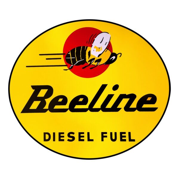 Beeline Diesel 11" x 9" Oval Vinyl Decal