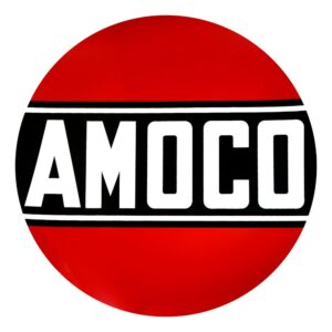 Amoco 12" Round Vinyl Decal