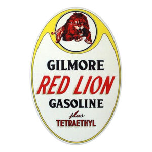 Gilmore Red Lion Gasoline Water Transfer Decal - 18.5" x 12"