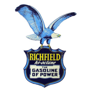 Richfield Gasoline of Power Water Transfer Decal - 15" x 19"