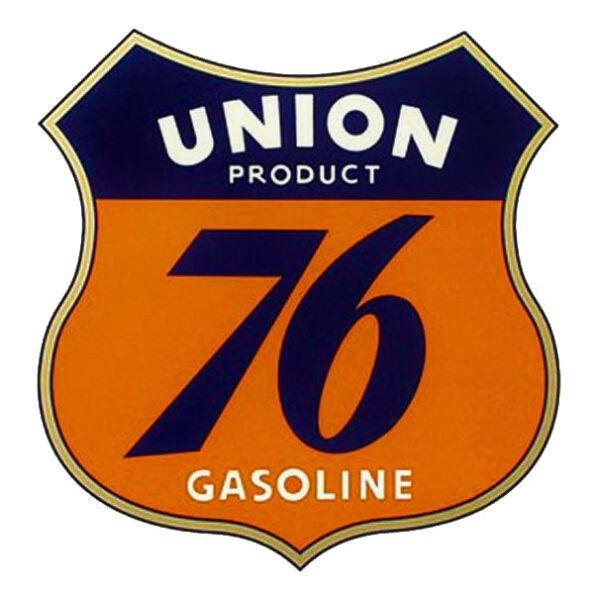 Union 76 Products Gasoline Water Transfer Decal - 12.5" x 13"