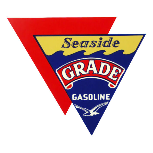 Seaside Grade Gasoline Water Transfer Decal - 12.5" x 11"