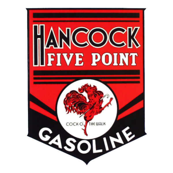 Hancock 5-Point Gasoline Water Transfer Decal - 11.25" x 14.75"