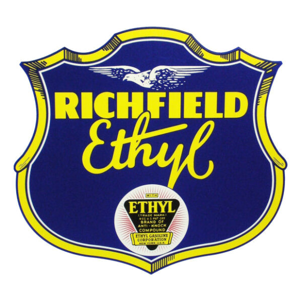 Richfield Ethyl Shield Water Transfer Decal - 12" x 11"