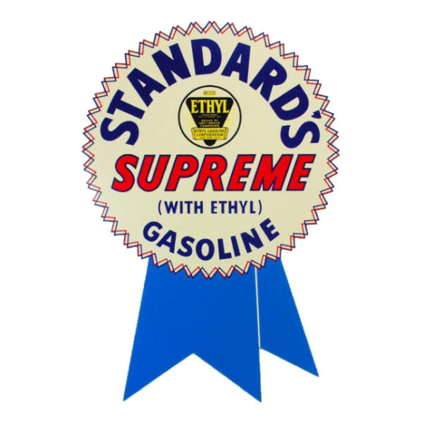 Standard Supreme Gasoline Water Transfer Decal - 12" x 18"