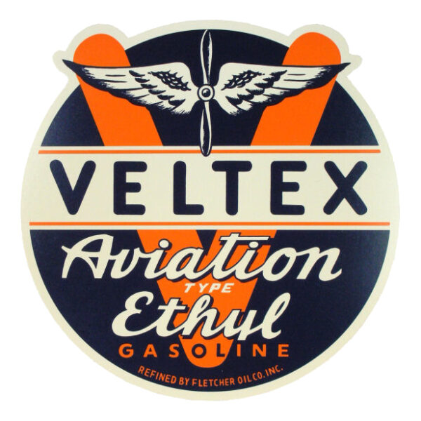 Veltex Aviation Ethyl Water Transfer Decal - 12.5" x 12.5"