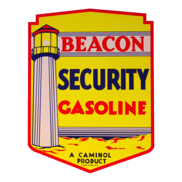 Beacon Security (Yellow) Water Transfer Decal - 12" x 15.5"